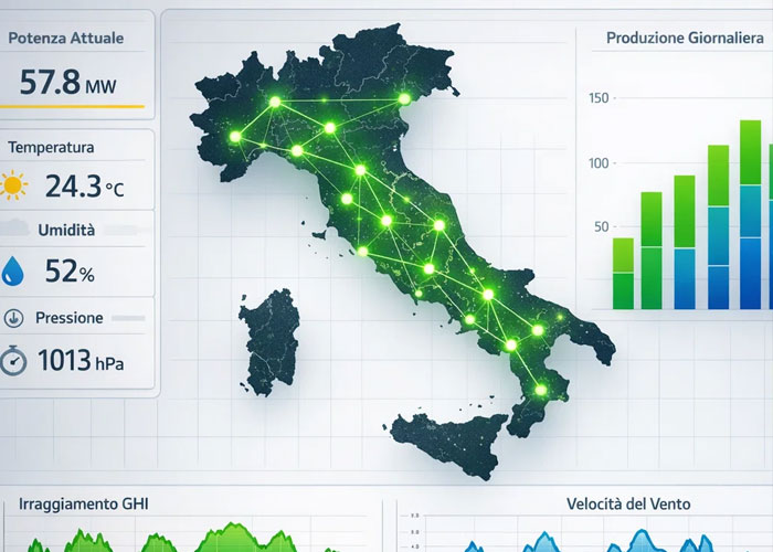 Gestione Indipendente dati meteo energia